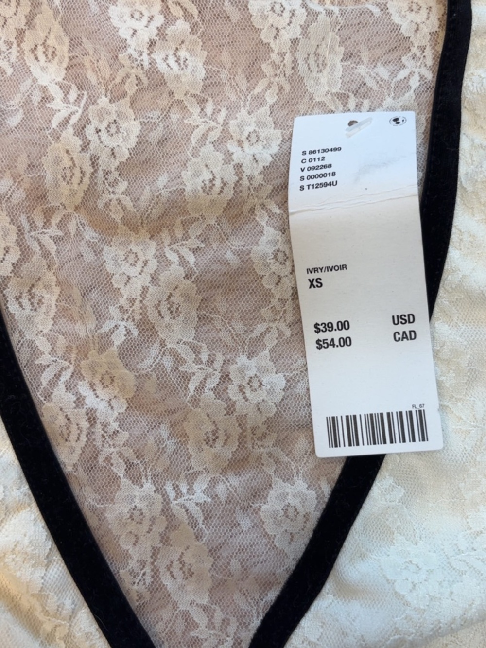 Lace Top - Picture 2 of 2